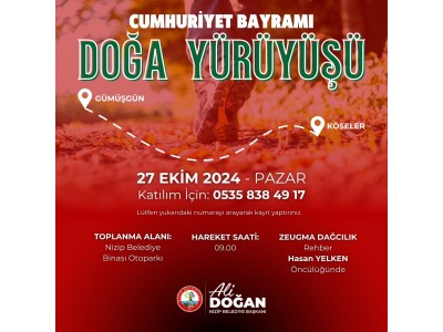 Doğa Yürüyüşü'nde Buluşalım